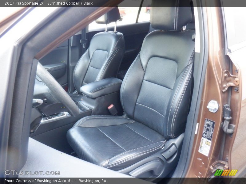 Front Seat of 2017 Sportage LX