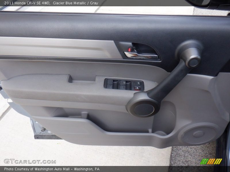 Glacier Blue Metallic / Gray 2011 Honda CR-V SE 4WD