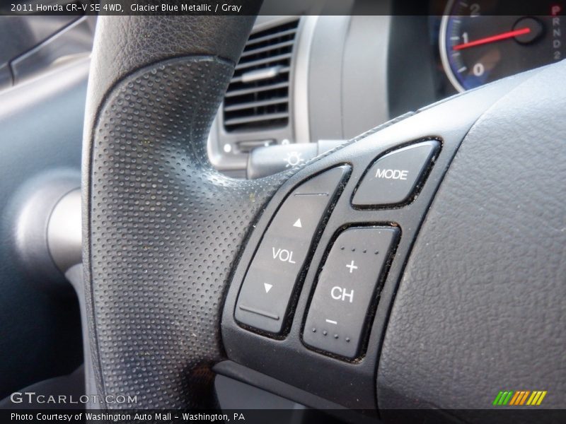 Glacier Blue Metallic / Gray 2011 Honda CR-V SE 4WD
