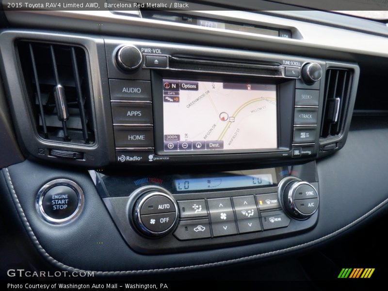 Barcelona Red Metallic / Black 2015 Toyota RAV4 Limited AWD