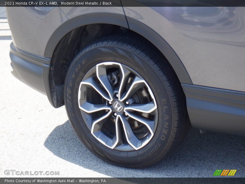 Modern Steel Metallic / Black 2021 Honda CR-V EX-L AWD