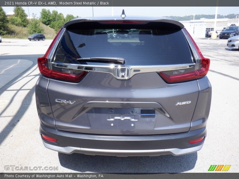 Modern Steel Metallic / Black 2021 Honda CR-V EX-L AWD