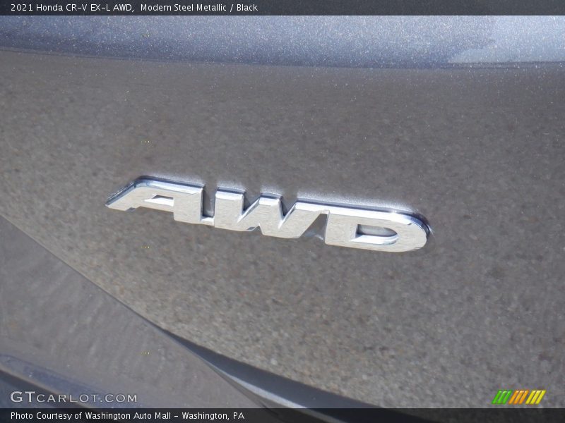 Modern Steel Metallic / Black 2021 Honda CR-V EX-L AWD