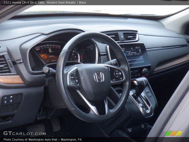 Modern Steel Metallic / Black 2021 Honda CR-V EX-L AWD