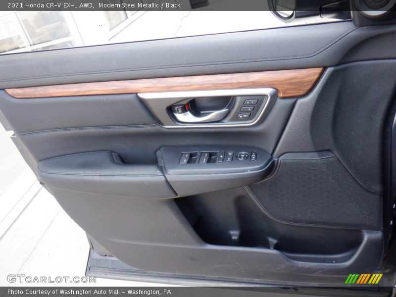 Modern Steel Metallic / Black 2021 Honda CR-V EX-L AWD