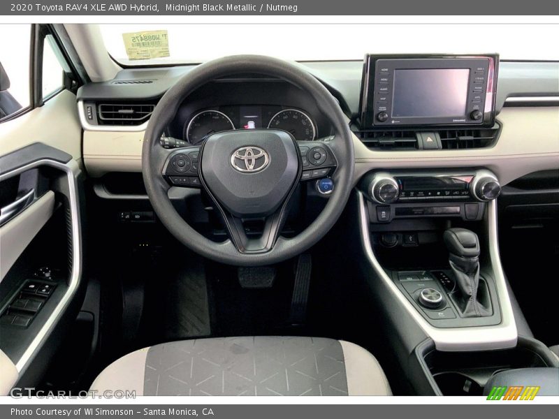Dashboard of 2020 RAV4 XLE AWD Hybrid