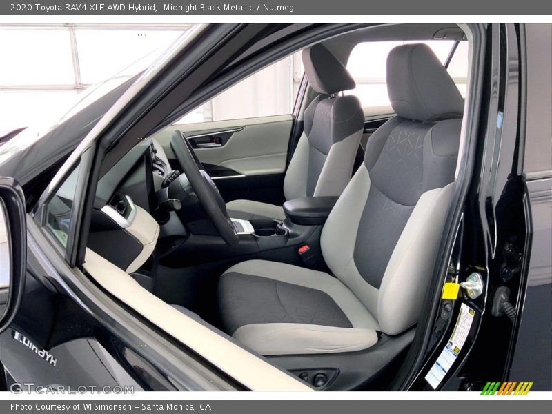 Front Seat of 2020 RAV4 XLE AWD Hybrid