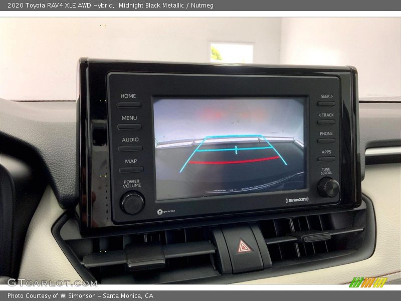 Midnight Black Metallic / Nutmeg 2020 Toyota RAV4 XLE AWD Hybrid