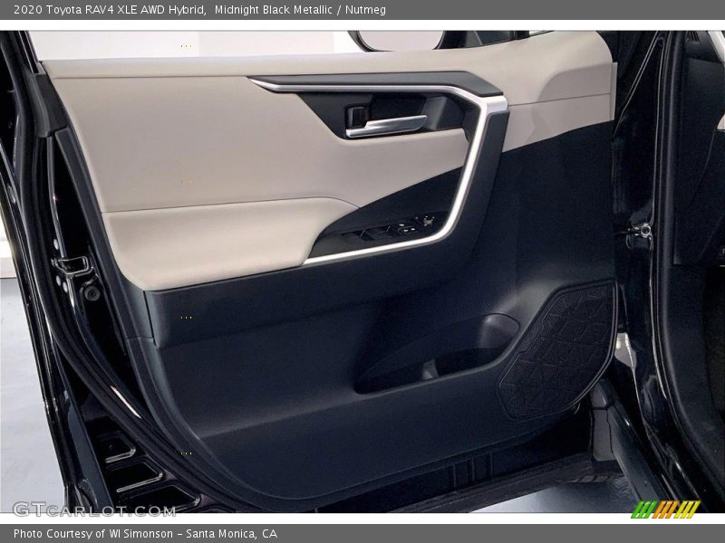 Door Panel of 2020 RAV4 XLE AWD Hybrid