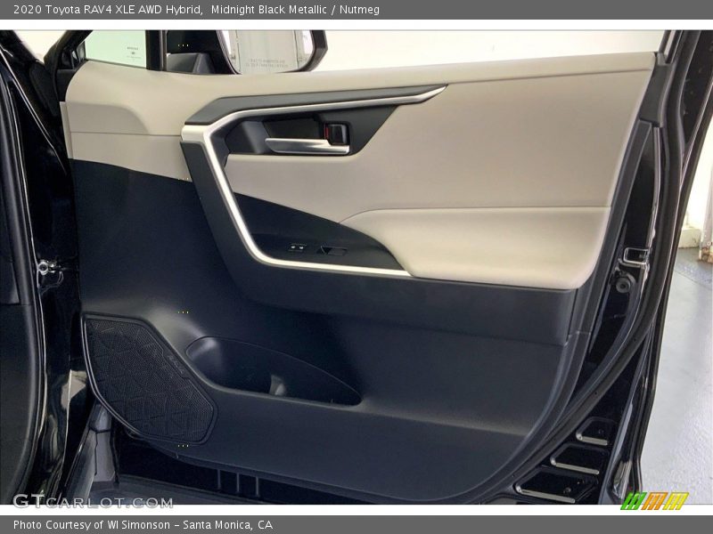 Door Panel of 2020 RAV4 XLE AWD Hybrid