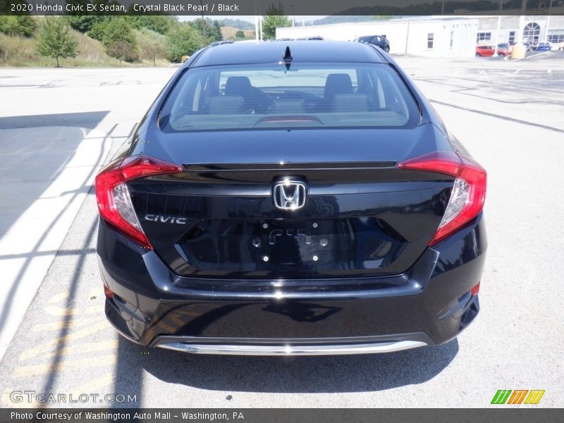 Crystal Black Pearl / Black 2020 Honda Civic EX Sedan