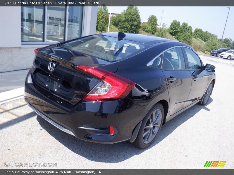 Crystal Black Pearl / Black 2020 Honda Civic EX Sedan