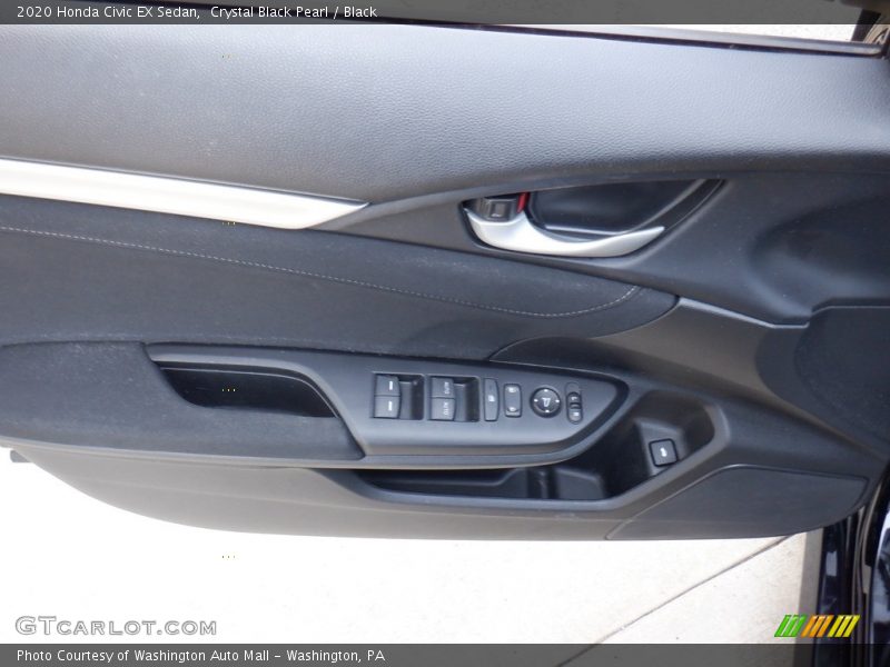 Crystal Black Pearl / Black 2020 Honda Civic EX Sedan