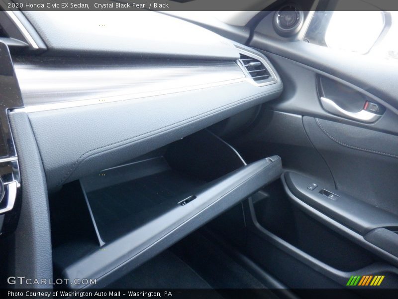 Crystal Black Pearl / Black 2020 Honda Civic EX Sedan
