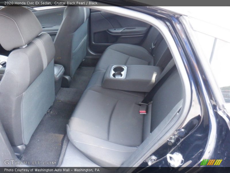 Crystal Black Pearl / Black 2020 Honda Civic EX Sedan
