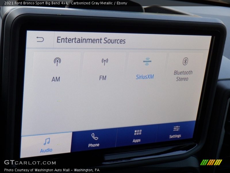 Carbonized Gray Metallic / Ebony 2021 Ford Bronco Sport Big Bend 4x4