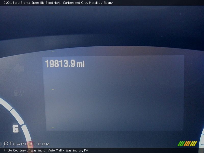 Carbonized Gray Metallic / Ebony 2021 Ford Bronco Sport Big Bend 4x4