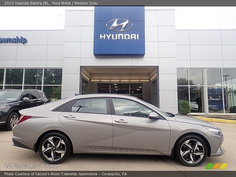 Fluid Metal / Medium Gray 2023 Hyundai Elantra SEL