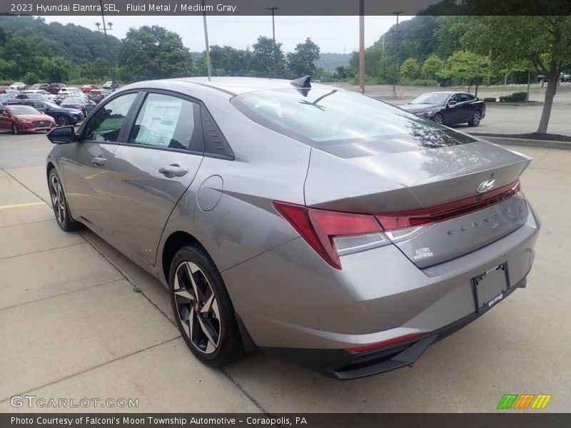 Fluid Metal / Medium Gray 2023 Hyundai Elantra SEL