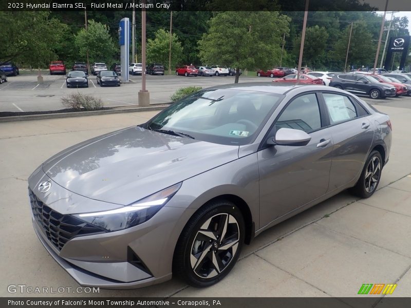 Fluid Metal / Medium Gray 2023 Hyundai Elantra SEL