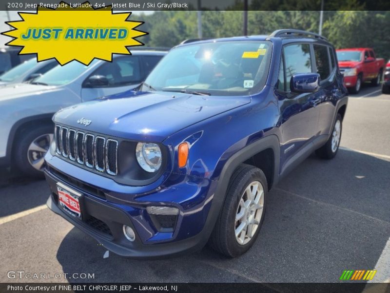 Jetset Blue / Ski Gray/Black 2020 Jeep Renegade Latitude 4x4
