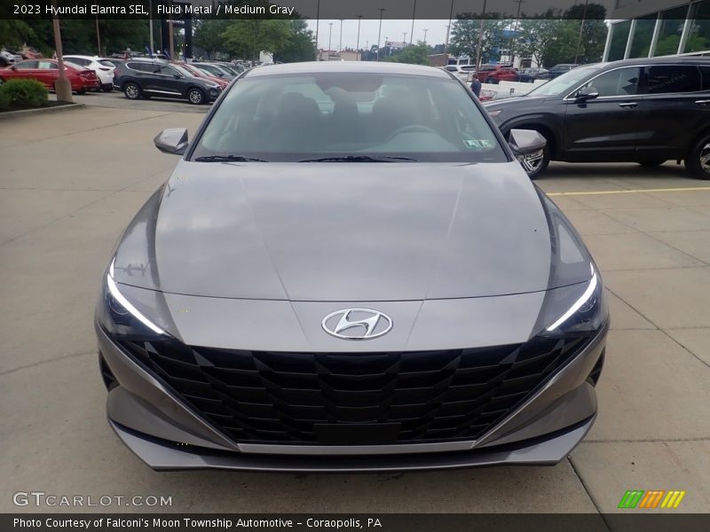 Fluid Metal / Medium Gray 2023 Hyundai Elantra SEL