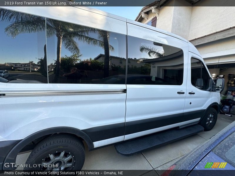 Oxford White / Pewter 2019 Ford Transit Van 150 LR Long