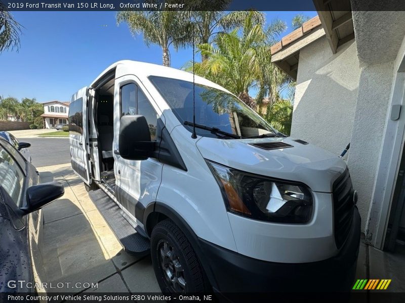 Oxford White / Pewter 2019 Ford Transit Van 150 LR Long