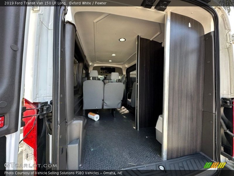 Oxford White / Pewter 2019 Ford Transit Van 150 LR Long