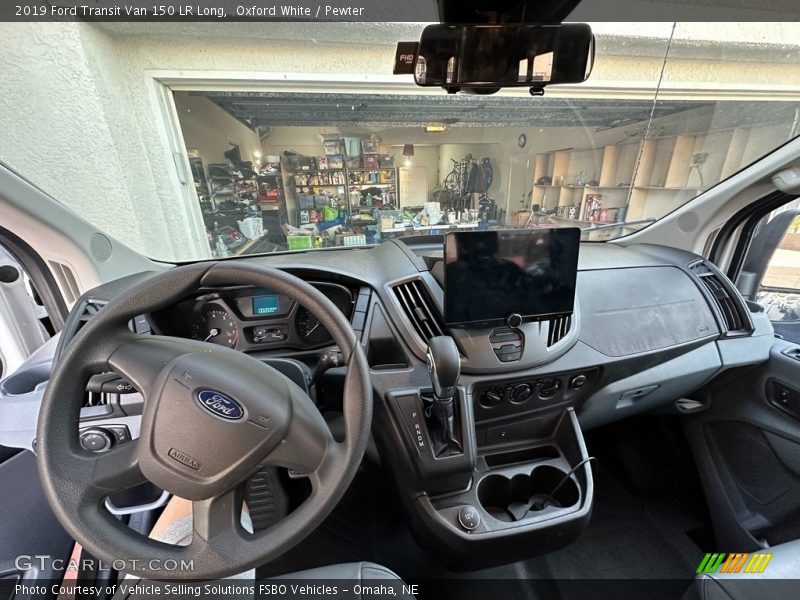Oxford White / Pewter 2019 Ford Transit Van 150 LR Long
