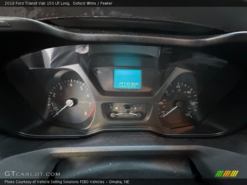Oxford White / Pewter 2019 Ford Transit Van 150 LR Long