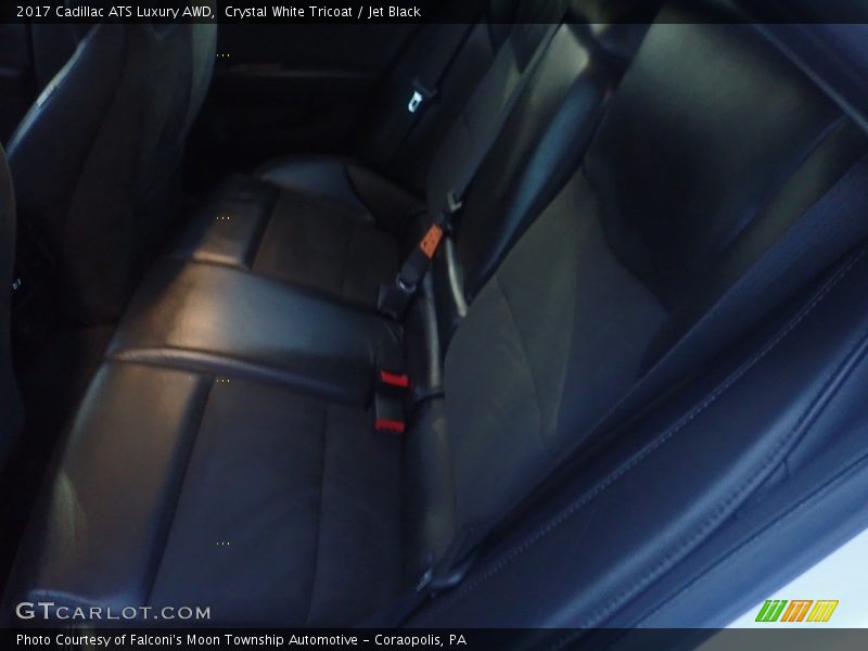 Crystal White Tricoat / Jet Black 2017 Cadillac ATS Luxury AWD
