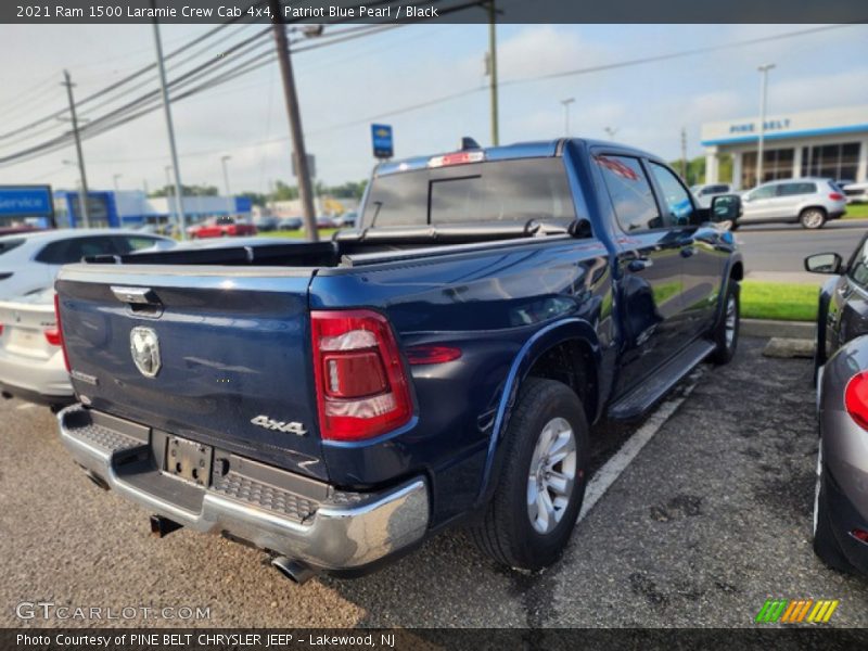 Patriot Blue Pearl / Black 2021 Ram 1500 Laramie Crew Cab 4x4