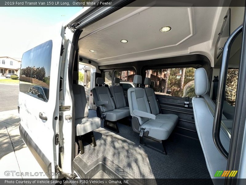 Oxford White / Pewter 2019 Ford Transit Van 150 LR Long