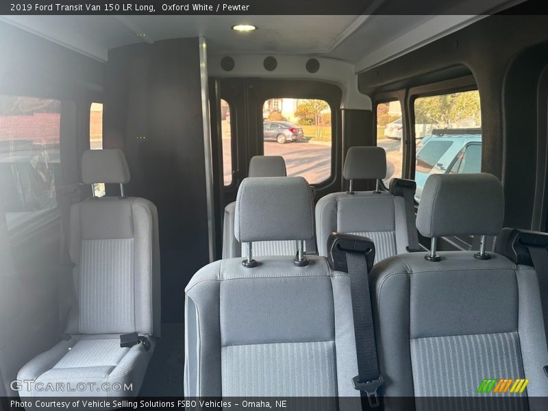 Oxford White / Pewter 2019 Ford Transit Van 150 LR Long