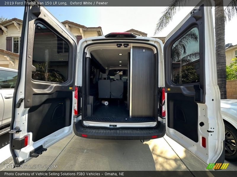 Oxford White / Pewter 2019 Ford Transit Van 150 LR Long