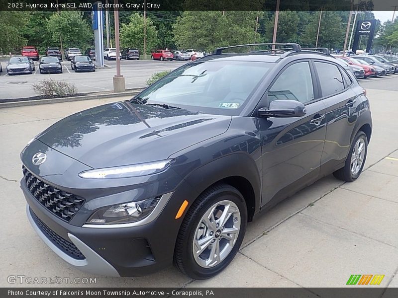 Ecotronic Gray / Gray 2023 Hyundai Kona SEL AWD