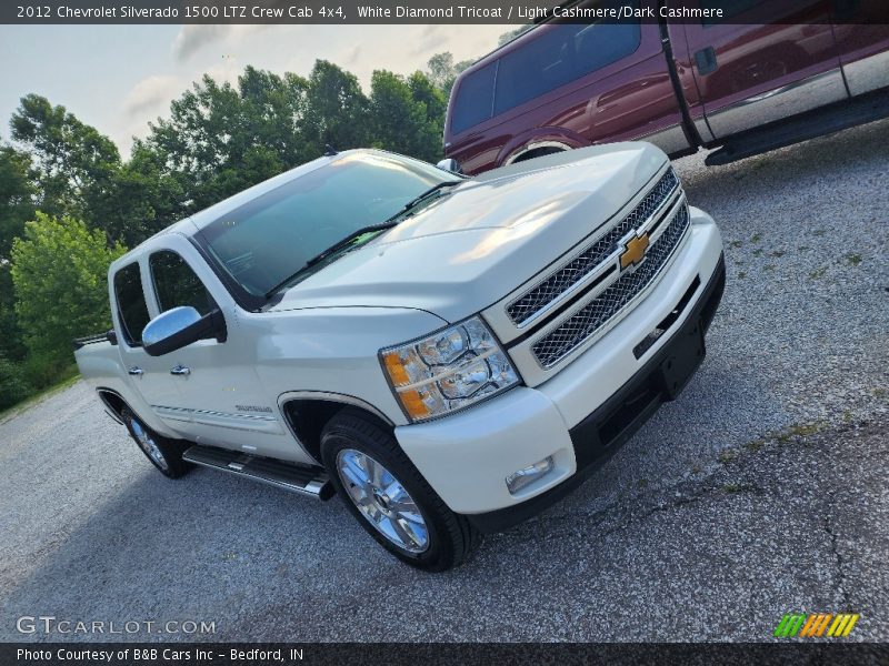 White Diamond Tricoat / Light Cashmere/Dark Cashmere 2012 Chevrolet Silverado 1500 LTZ Crew Cab 4x4