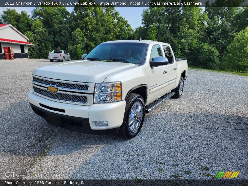 White Diamond Tricoat / Light Cashmere/Dark Cashmere 2012 Chevrolet Silverado 1500 LTZ Crew Cab 4x4