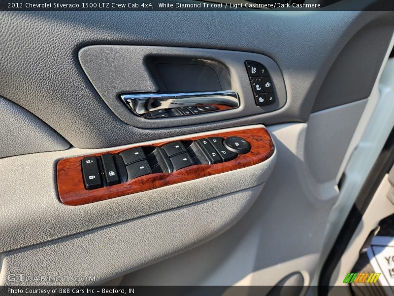 White Diamond Tricoat / Light Cashmere/Dark Cashmere 2012 Chevrolet Silverado 1500 LTZ Crew Cab 4x4