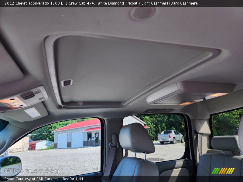 White Diamond Tricoat / Light Cashmere/Dark Cashmere 2012 Chevrolet Silverado 1500 LTZ Crew Cab 4x4