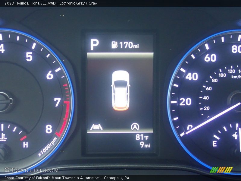 Ecotronic Gray / Gray 2023 Hyundai Kona SEL AWD