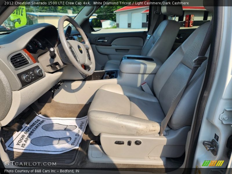 White Diamond Tricoat / Light Cashmere/Dark Cashmere 2012 Chevrolet Silverado 1500 LTZ Crew Cab 4x4