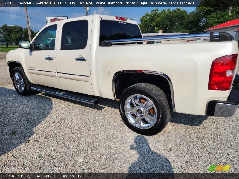 White Diamond Tricoat / Light Cashmere/Dark Cashmere 2012 Chevrolet Silverado 1500 LTZ Crew Cab 4x4