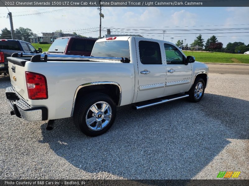 White Diamond Tricoat / Light Cashmere/Dark Cashmere 2012 Chevrolet Silverado 1500 LTZ Crew Cab 4x4