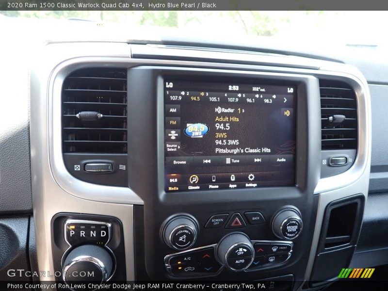 Controls of 2020 1500 Classic Warlock Quad Cab 4x4