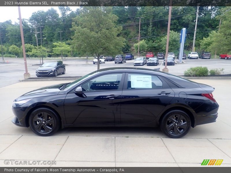 Phantom Black / Black 2023 Hyundai Elantra SEL