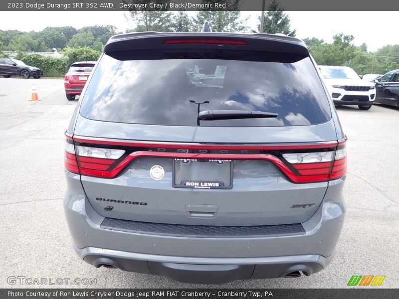 Destroyer Gray / Black/Demonic Red 2023 Dodge Durango SRT 392 AWD