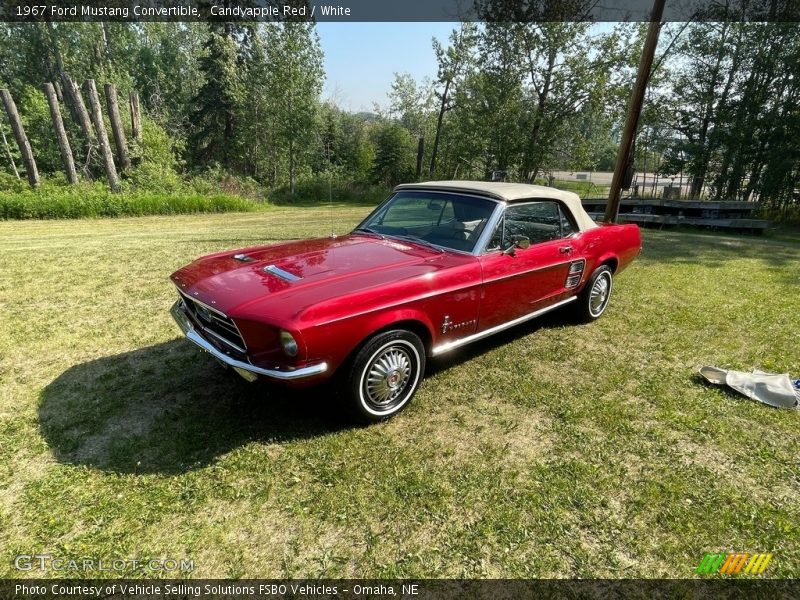 Front 3/4 View of 1967 Mustang Convertible