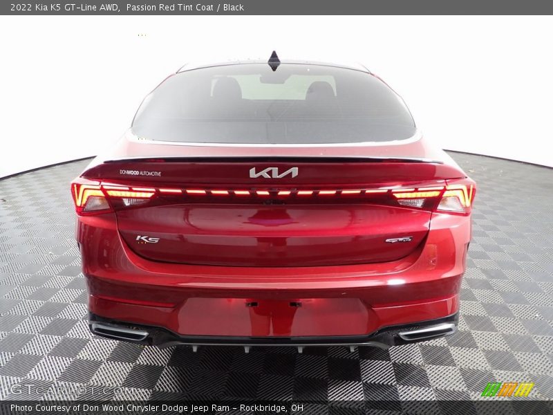 Passion Red Tint Coat / Black 2022 Kia K5 GT-Line AWD